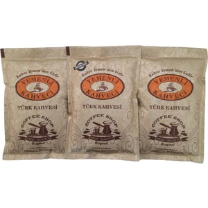 Yemenli Kahveci Türk Kahvesi + Hindistan Cevizli Kahve (3X100GR)