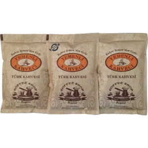 Yemenli Kahveci Türk Kahvesi + Karamelli Kahve (3X100GR)
