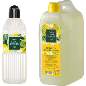 Eyüp Sabri Tuncer Klasik Limon Kolonyası 1 lt - Klasik Limon Kolonyası 400 ml Pet Şişe