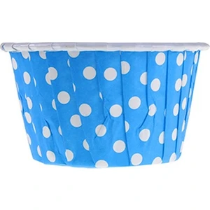 Happy Cheff Cup Cakes Kek Kalıp Muffin Kalıp Yağlı Kapsül Mavi