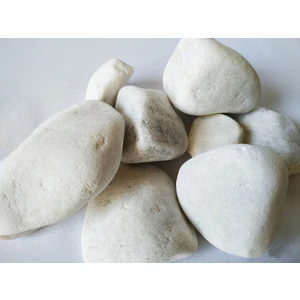 Dolomite Beyaz Dolomit Taş 1 kg 6 - 8 cm Akvaryum Çakıl Bahçe Terrarium Taşı