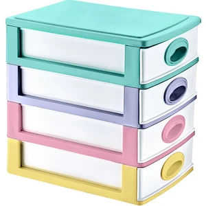 DW115  Kutu Çekmeceli Organizer 4'lü