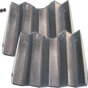 Araç Güneşlik Ön Cam 70X140 cm 2' Li Set Büyük Boy