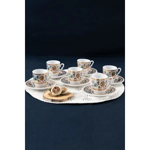 Güral Porselen Sedef Kahve Fincan Takımı 6 Kişilik SF12CKT084543