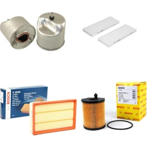 Filtre Bakım Seti Peugeot 301 1.6 Hdi Dizel Hava + Yağ + Yakıt Filtre + Polen