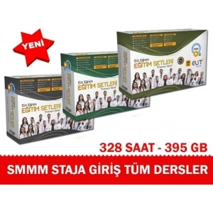Elit SMMM Staja Giriş Tüm Dersler Görüntülü Eğitim Seti ( 500 GB Taşınabilir disk İle )