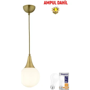 Damla Tekli Eskitme -Led Ampul Dahil Modern Koridor Mutfak Salon Sarkıt Avize