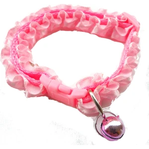 Amore Cat Fırfırlı Kedi Tasması Pembe