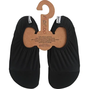 Black Junior Unisex Çocuk Kaydırmaz Ayakkabı - Patik
