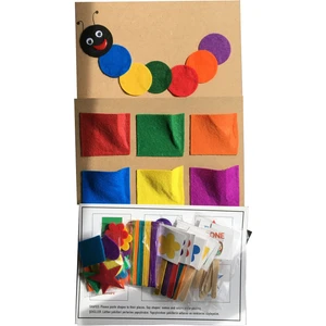 Beyaz Tavşan Oyun Evi İngilizce Eğitim Seti Renkler Şekiller Sayılar