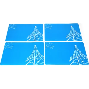 Amerikan Servis 4'lü Set,paris Desenli Pvc