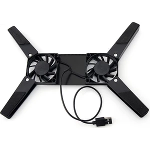 4275 Laptop Notebook Altı Katlanabilen USB Mini Çift Fanlı Soğtucu