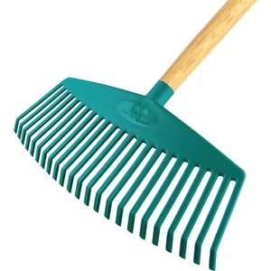 Raco Expert 53747 Ahşap Saplı Plastik Çim ve Yaprak Toplama Tırmığı 45 cm