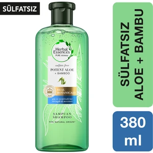 Herbal Essences Sülfatsız  Güç ve Nem Aloe + Bambu  Şampuan 380 ml