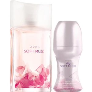 Soft Musk Kadın Parfüm ve Soft Musk Lily Rollon Set
