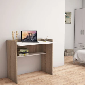 S1020 Mehpare Çalışma Masası Ceviz Beyaz