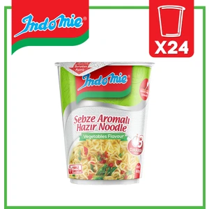 İndomie 24'lü Cup (Bardak)Sebze Aromalı Koli
