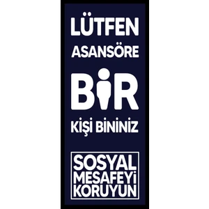 Boss Tape Sosyal Mesafe Uyarı Bandı