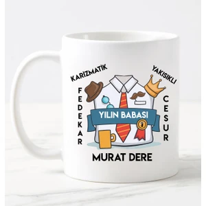 Nilhediye Babalar Günü Hediyesi Kupa Bardak
