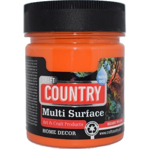 Craft Country Multi Surface Hobi Boyası 120 cc 1032 Turuncu