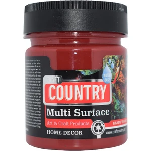 Craft Country Multi Surface Hobi Boyası 120 cc 1041 Bordo