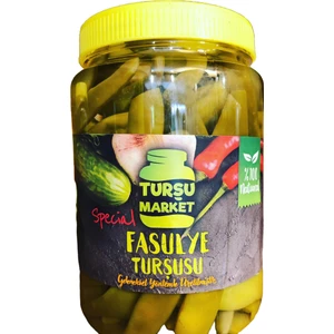 Turşu Market Hakiki Çubuk Turşusu  1 lt  Fasulye