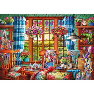 Neon Puzzle Ye Olde Stitching Room 1000 Parça Puzzle