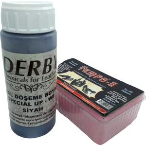 Siyah Deri Oto Direksiyon Koltuk Döşeme Boyası Parlatıcı Sünger + Boya Süngeri