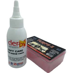 Soft Care Deri Bakım Vaksı Parlatıcı Sünger + Deri Boyası