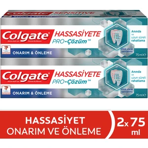 Hassasiyete Pro Çözüm Onarım ve Önleme Diş Macunu 75 ml x 2 Adet