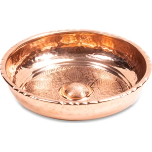 El Yapımı Bakır Hamam Tası