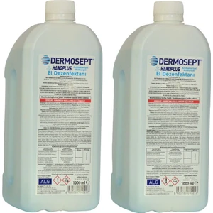 Dermosept Handplus El ve Cilt Dezenfektanı  2x1000 ml