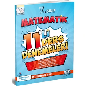 Koza Yayın Dağıtım 7. Sınıf Matematik 11'li Deneme Seti