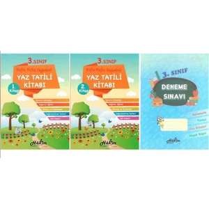 Hakim Yayınları 3.sınıf Yaz Tatil Kitabı 3 Kitap