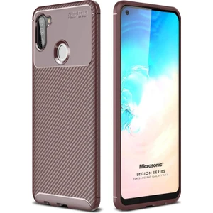 Samsung Galaxy A11 Kılıf Legion Series Kahverengi