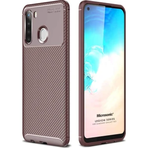 Samsung Galaxy A21 Kılıf Legion Series Kahverengi