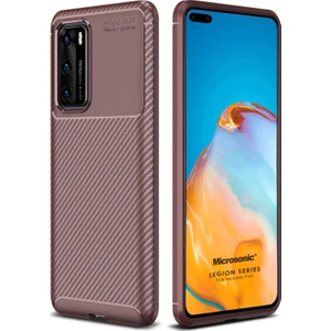 Huawei P40 Kılıf Legion Series Kahverengi