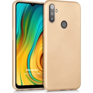 Matte Silicone Realme C3 Kılıf Gold