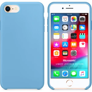 Apple iPhone Se 2020 Kılıf Liquid Lansman Silikon Kantaron Mavisi
