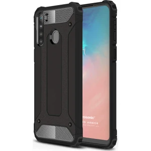 Samsung Galaxy A21 Kılıf Rugged Armor Siyah