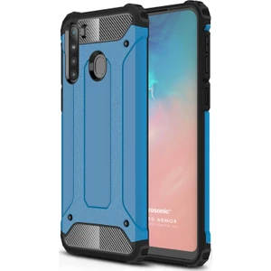 Samsung Galaxy A21 Kılıf Rugged Armor Mavi
