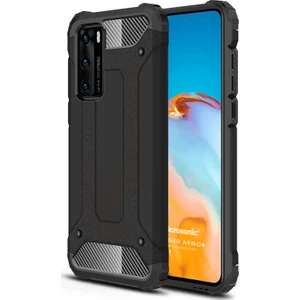 Huawei P40 Kılıf Rugged Armor Siyah