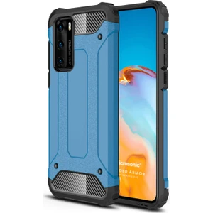Huawei P40 Kılıf Rugged Armor Mavi