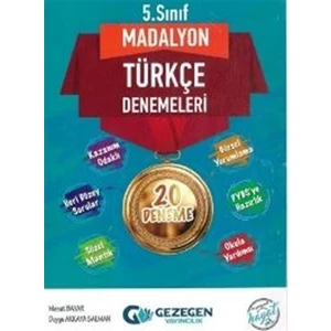 Gezegen Yayıncılık 5.Sınıf Türkçe Madalyon 20 Deneme