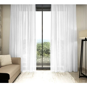Lüks House Grek Düz Tül Perde 100 x 250 cm Sık Pile 1e 3 Sıklığı