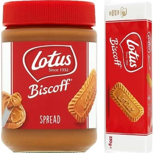 Biscoff Sürülebilir Bisküvi Ezmesi 400 gr  - Karamelize Bisküvi 250 gr