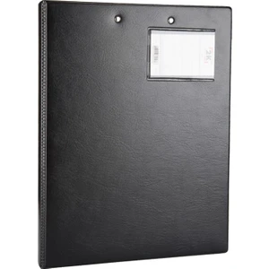 A4 Biala Çift Mekanizmalı Öğrenci ve Ofis Tipi Evrak Sunum Klasörü 150 Yaprak 23 x 31 cm Siyah