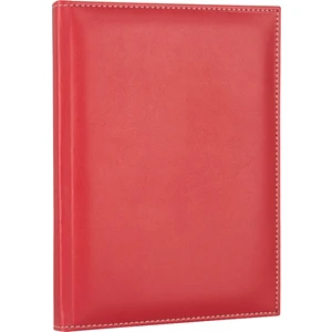 Çizgili Defter Diplomat 17 x 24 cm Kırmızı