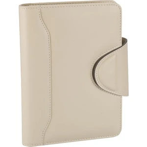 Diplomat Geniş Dilli Organizer Kareli Defterli 14 x 20 cm Bej