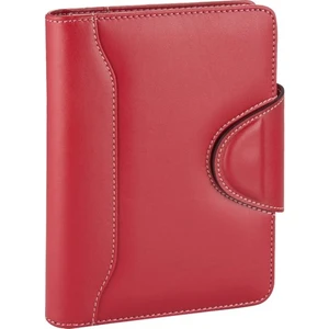 Diplomat Geniş Dilli Organizer Kareli Defterli 14 x 20 cm Kırmızı